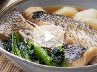 白身魚と野菜のさっぱり生姜煮サムネール